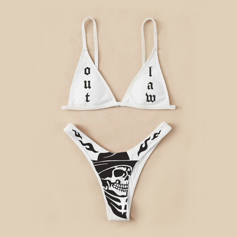 Women's Printed Split Bikini Set - Image 4
