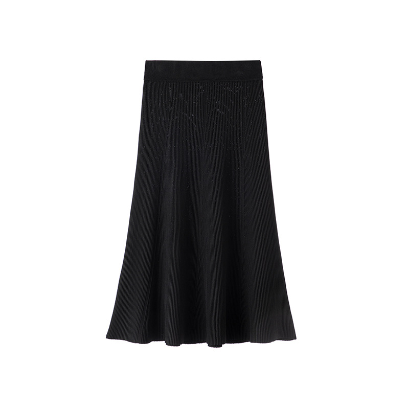Women's Autumn And Winter Mid-length Half-length New Pleated Skirt