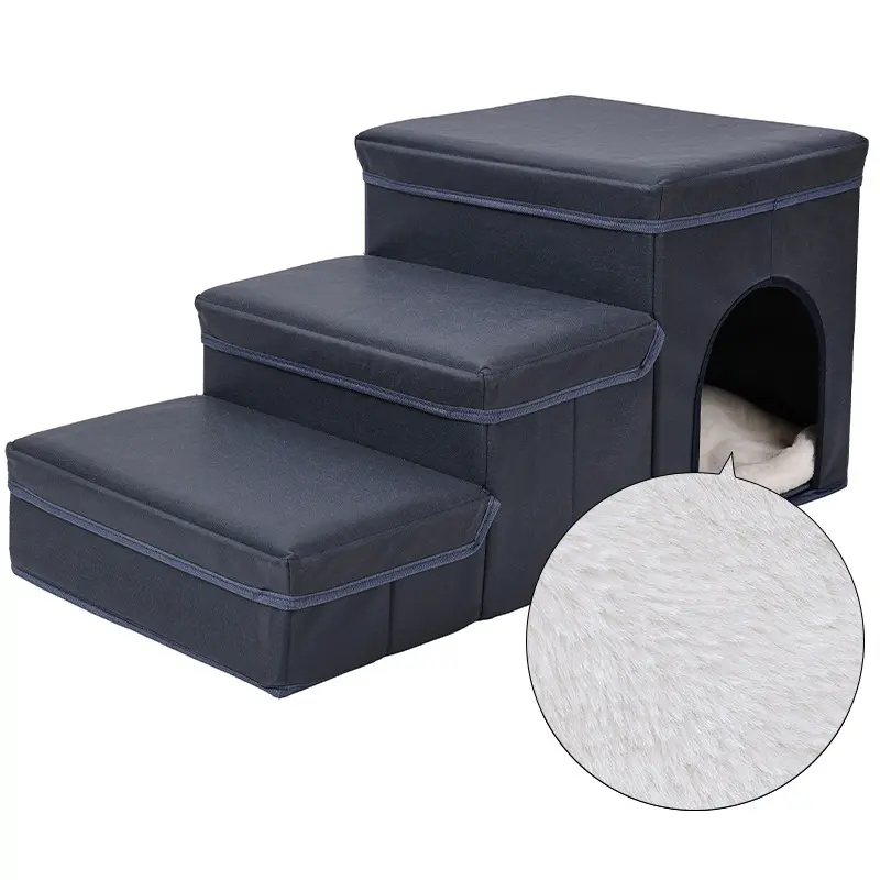 Cat Kennel Cage Multifunctional Dog Stairs Upper