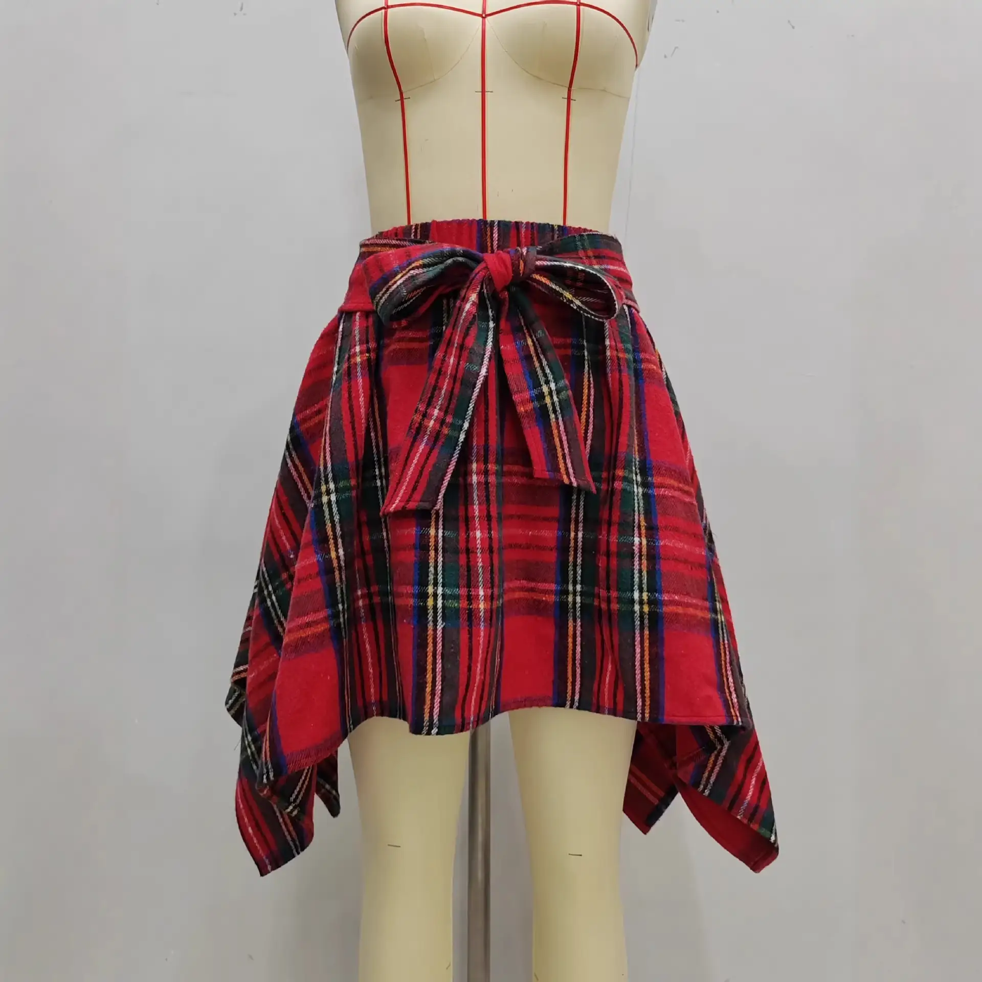 Women's Asymmetrical Hem Half-length Skirt