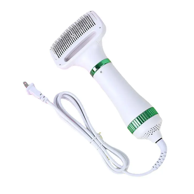 Pet Hair Dryer Dog Hair Blowing Artifact Hot Air Comb Dog Hair Pulling Integrated Hair Dryer Blowing Hair Comb Dog Supplies