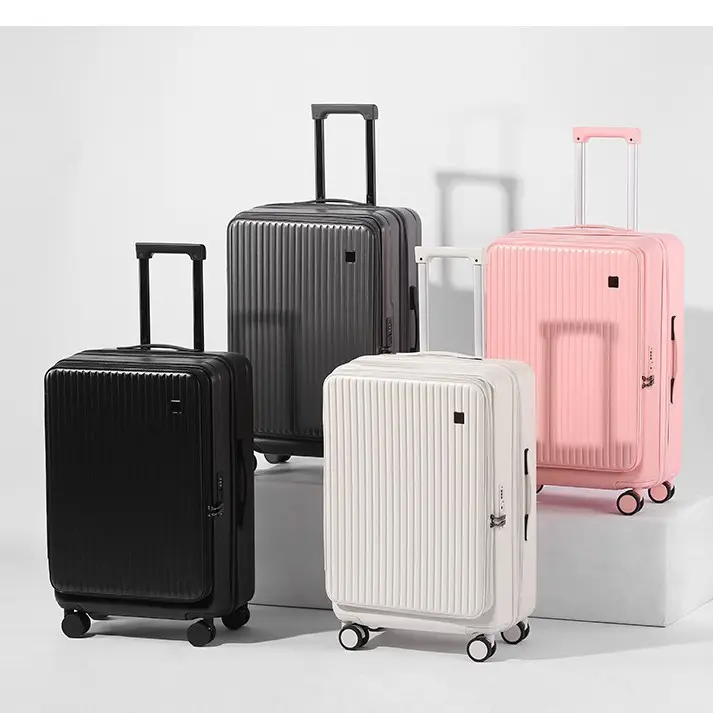 Front Open Luggage 20-inch Boarding Drop-resistant Trolley