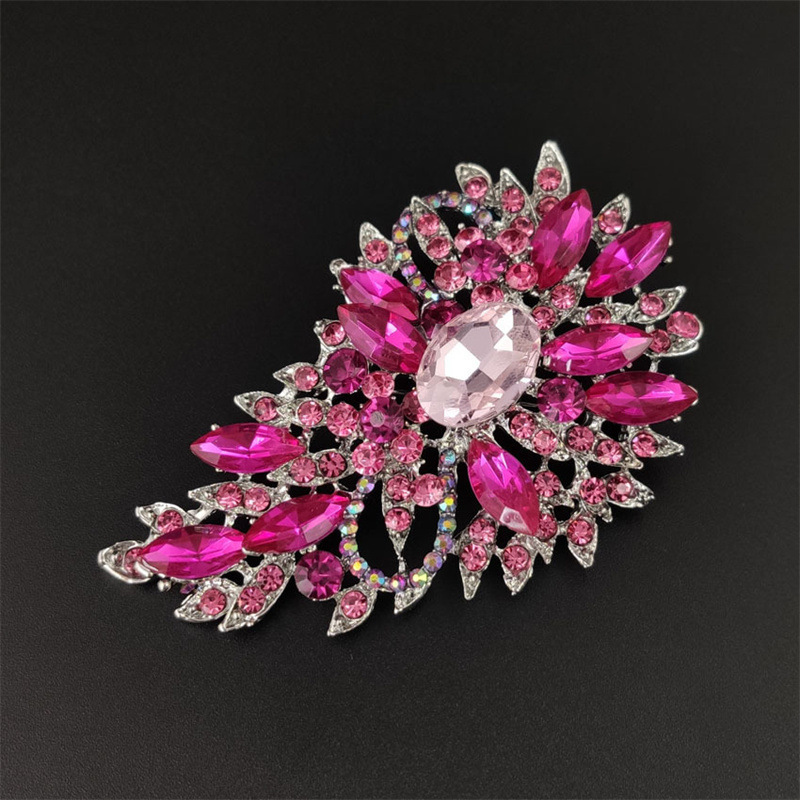 Water-Drop Crystal Brooch, picture 9 of 9