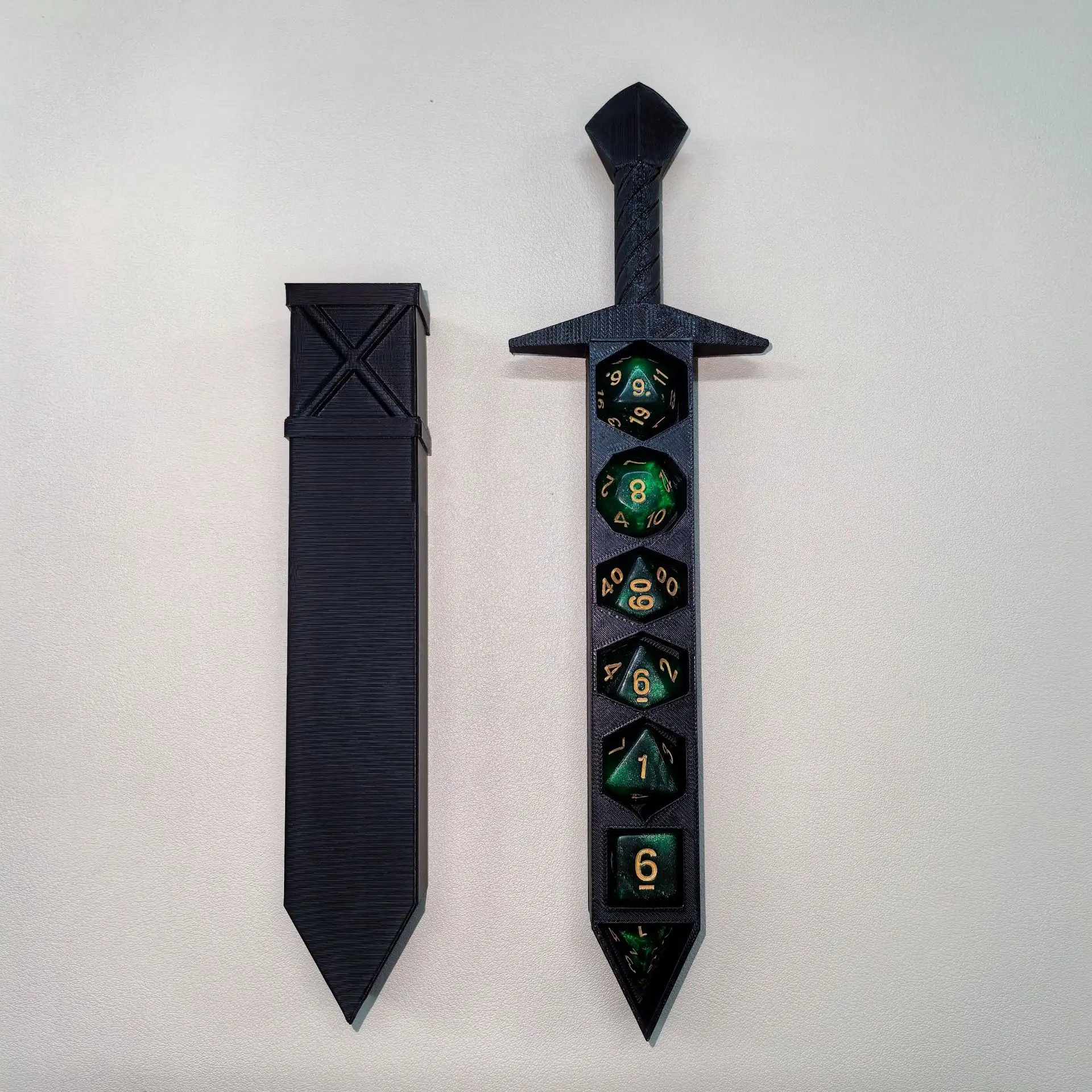 Sword-shaped Dice Storage Fantastic
