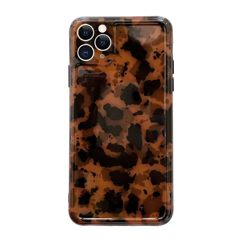Vintage Amber Pattern Phone Case Glossy Soft Case Drop-resistant