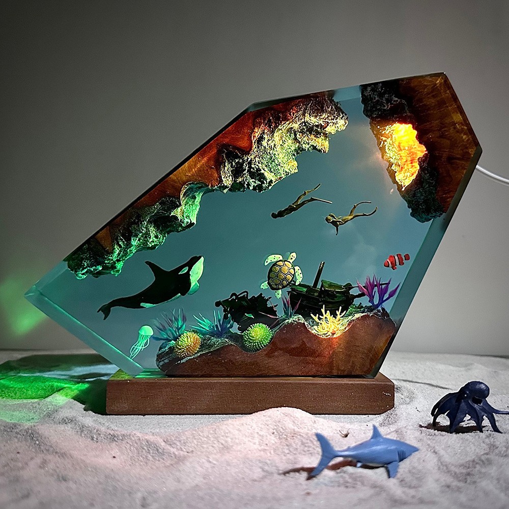 Marine Epoxy Resin Night Light