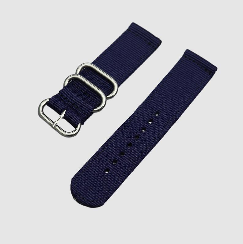 Dark Blue Silver Buckle