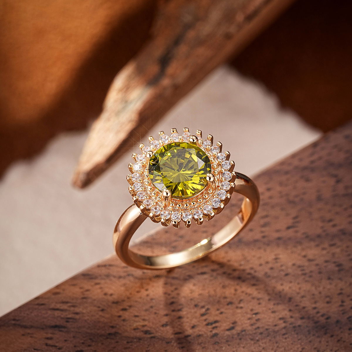 Ornament New Zircon Ring For Women