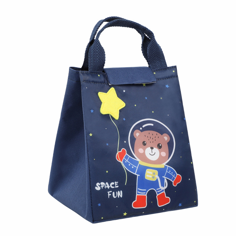 3D Navy Blue Space Bear