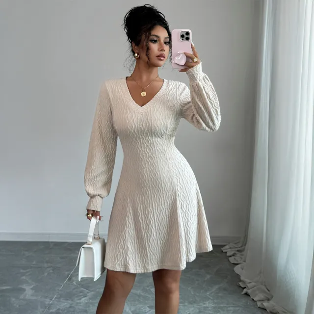 Fashionable Casual Long Dress For Women White - Shop at LoveMi