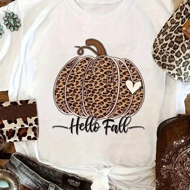 European And American Round Neck Print T shirt Zea1033 White - Shop at LoveMi