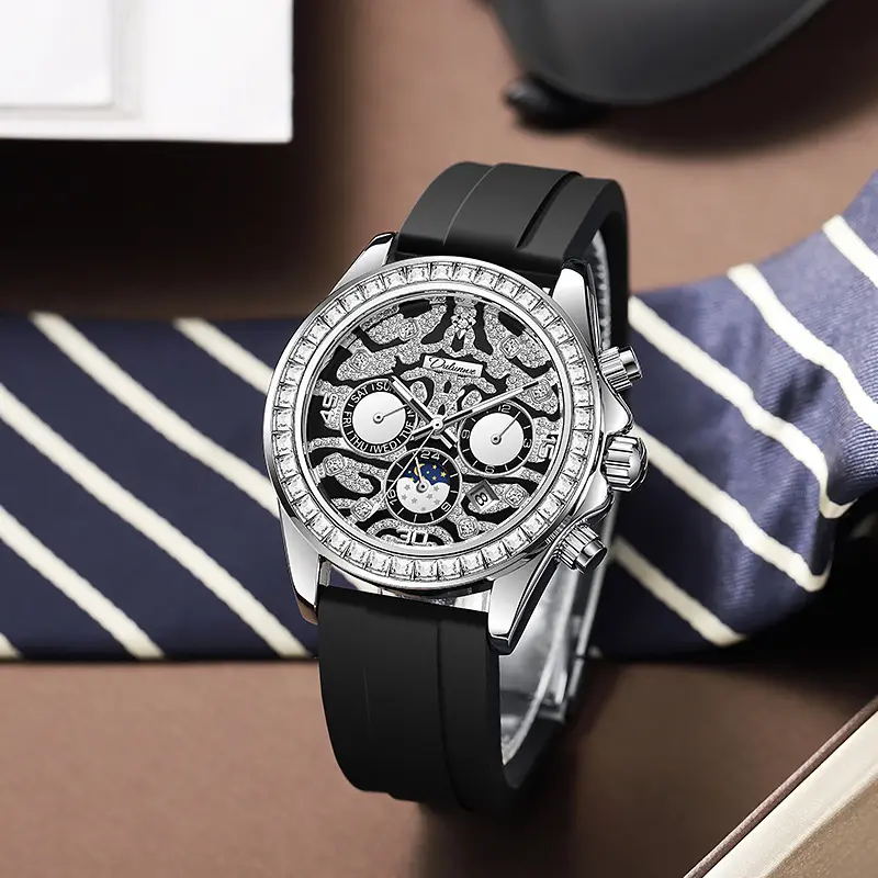 Multi-functional Sun Moon Star Calendar Waterproof Automatic
