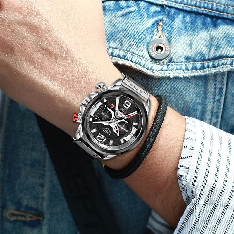 Men's Quartz Watch Multi-function Sports