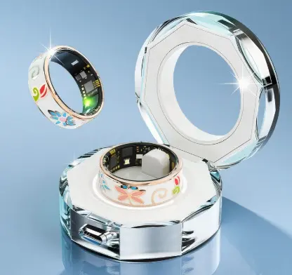 Stainless Steel Electroplating Smart Ring Luminous Dragon
