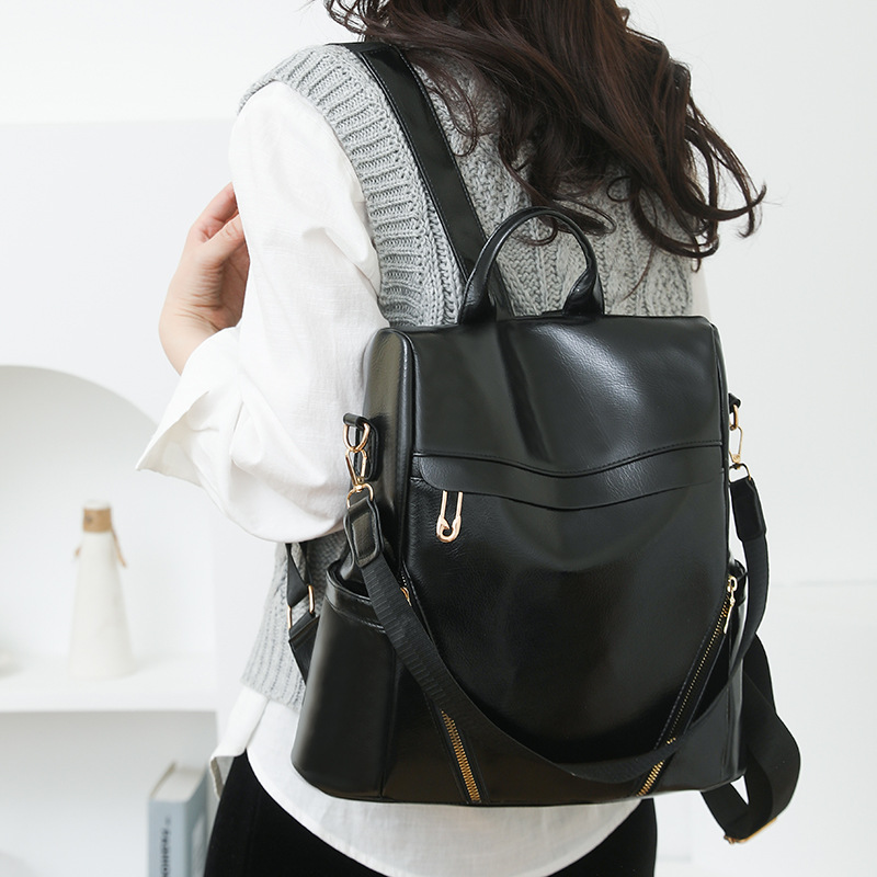 Womens Casual Soft PU Leather Shoulder Bag - Bags & Accessories