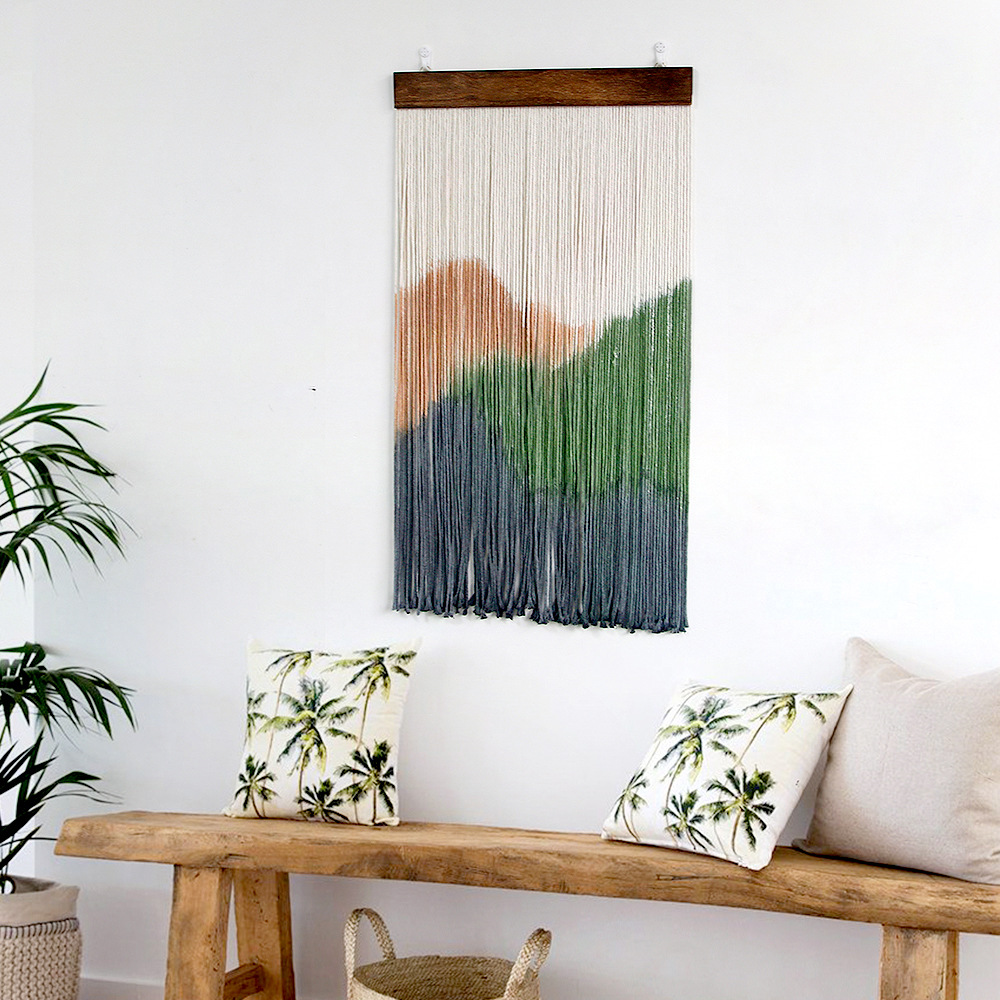 Boho Landscape Macrame Tapestry