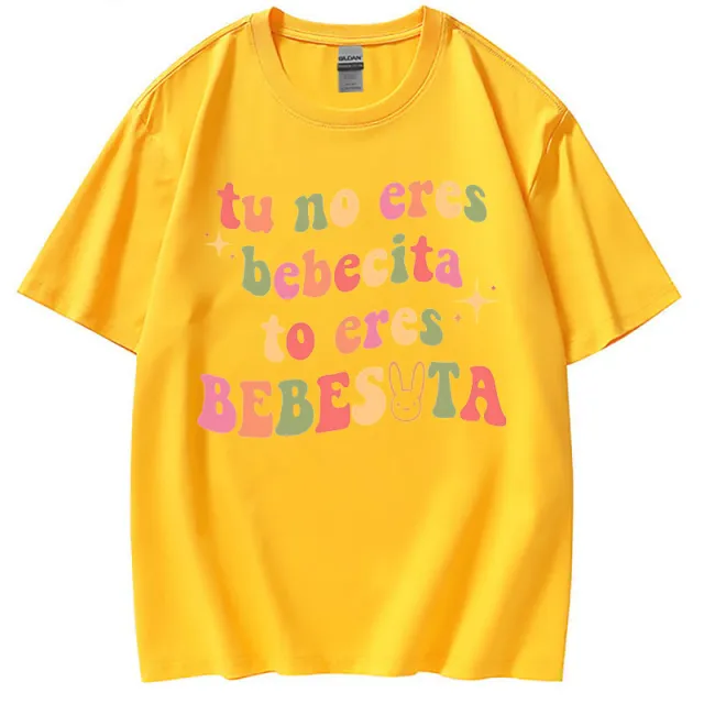 Un Verano Sin Ti Hip Hop Singer Short Sleeve T shirt A Yellow - Shop at LoveMi