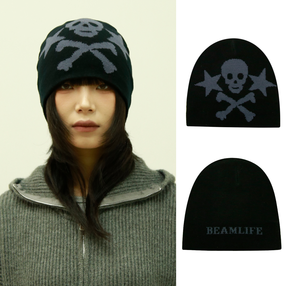 Cold Protection In Warm Hip Hop Fashion All-match Woolen Cap