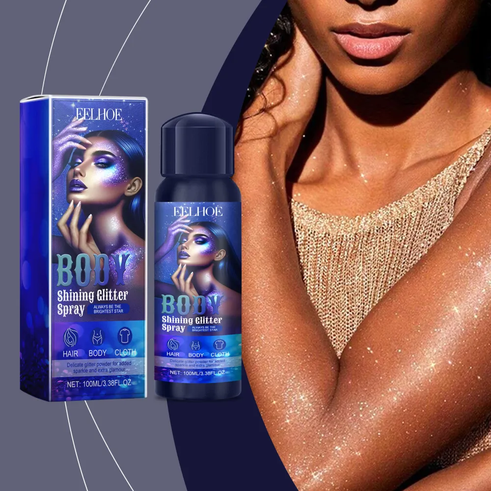 Highlight Brightening Glitter Spray Natural Three-dimensional Long Lasting