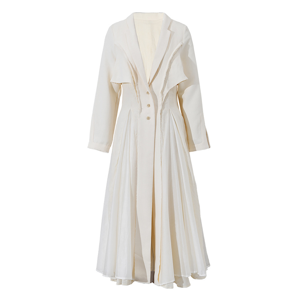 Long Sleeve Waist-Tie Midi Dress, picture 4 of 7