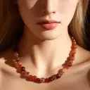 Womens Fashionable And Unique Crystal Beaded Necklace view 1