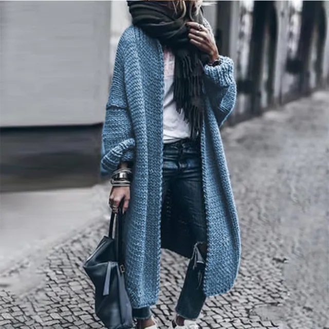 Long Sleeve Knit Casual Loose Cardigan Coat Highland Xxl - Shop at LoveMi