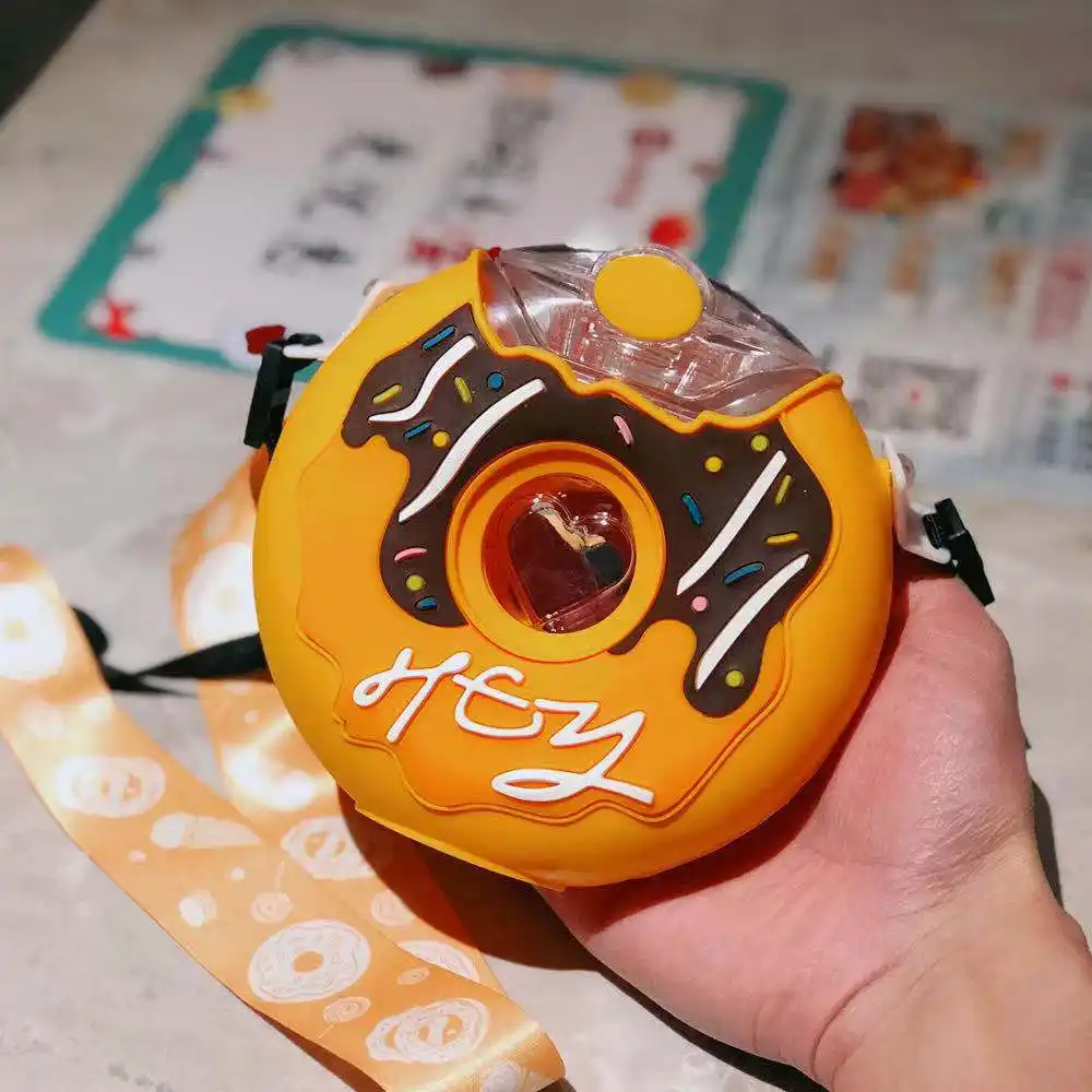 Donut Children's Summer Cute Cartoon Portable Anti-fall Kettle