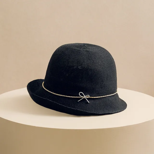 Summer Foldable Japanese Style Curling Sun Hat Black - Shop at LoveMi