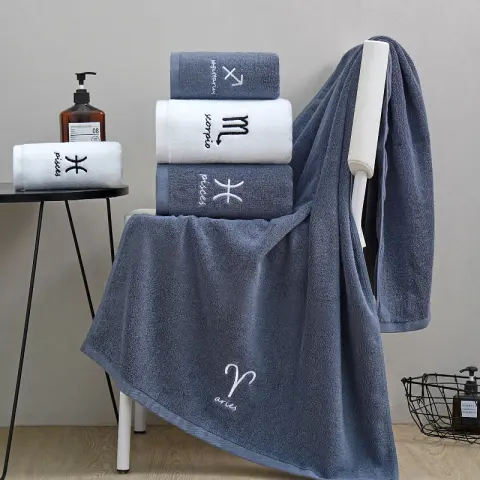 Cotton Constellation Towels Suit