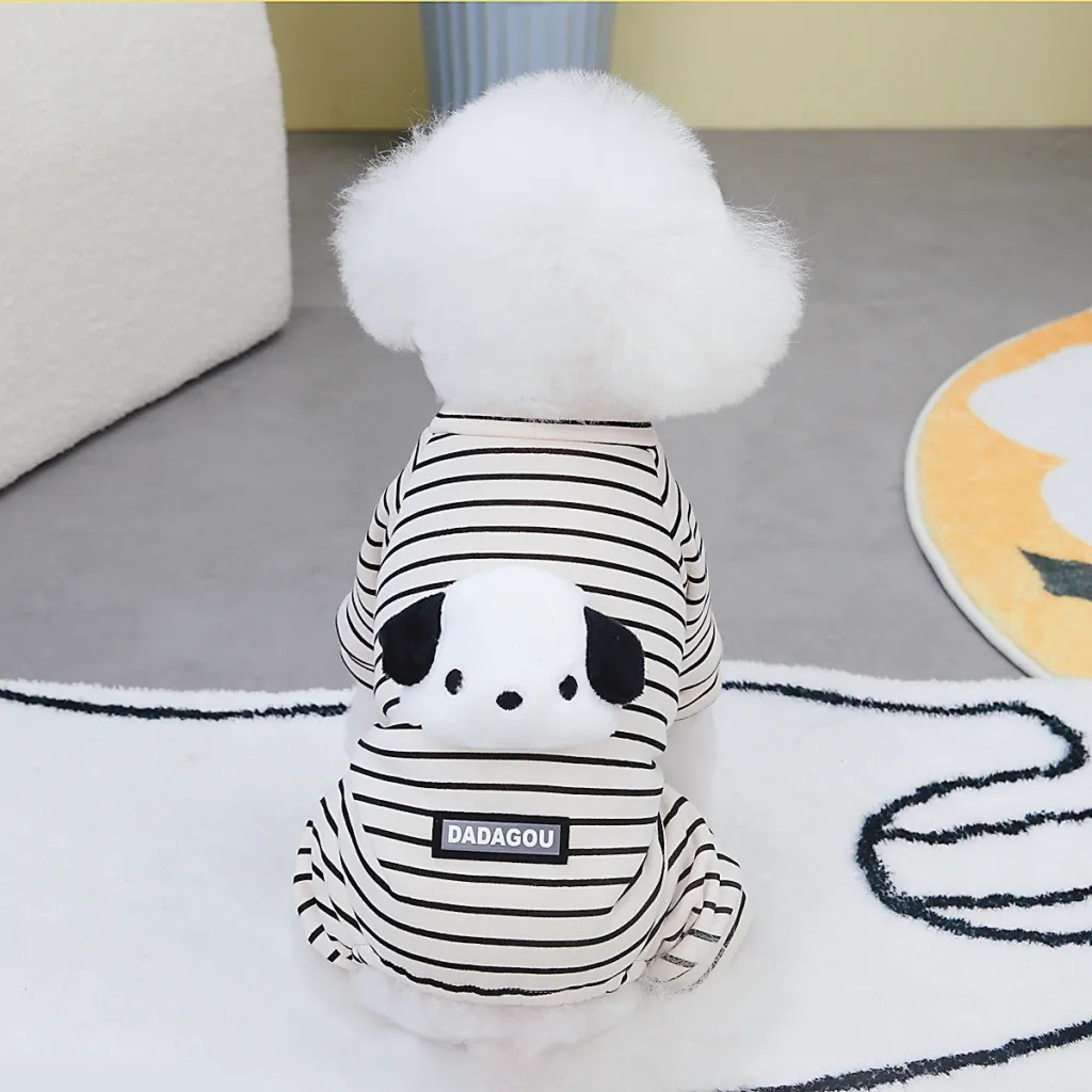 Pet Dog Clothes Pet Two-leg Sweater - Black