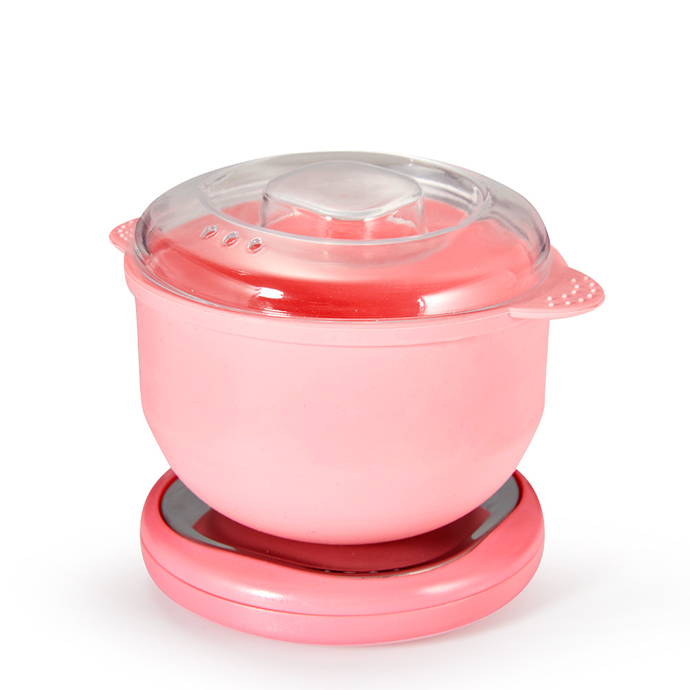 Round Pink Wax Bean Machine