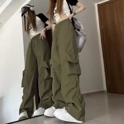 High Waist Retro Quick drying Overalls For Women Army Green - Shop at LoveMi