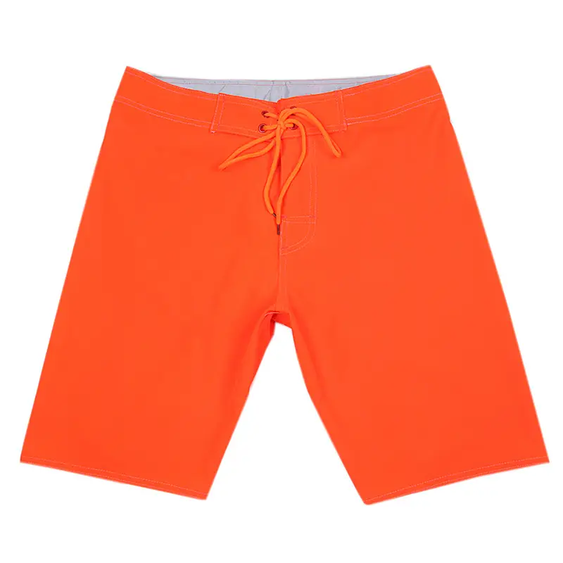 Men's Black And White Solid Color Full Elastic Force Shorts