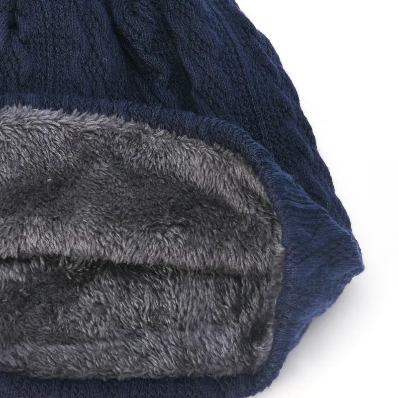 Men's Hat Winter Youth Warm Thickened Knitting Woolen Cap