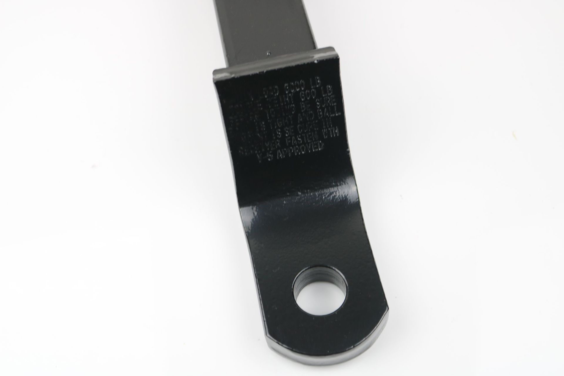 2-inch Black Spray Trailer Arm Matching 2-inch Electroplating Hitch Ball Trailer Hook