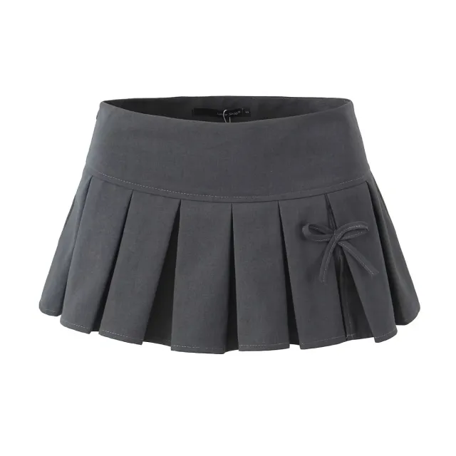 American High Street Skirt High Waist Slimming High rise Anti exposure Gray - Shop at LoveMi