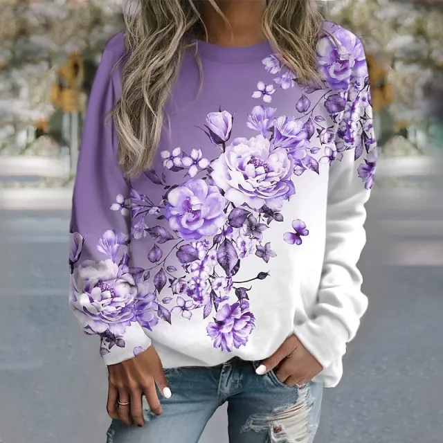 Autumn And Winter Love Round Neck Long Sleeve Sweater Women Style 3 4Xl - Shop at LoveMi