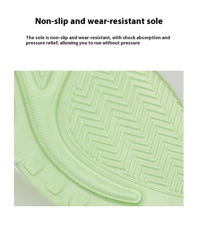 Color Contrast Patchwork Bread Shoes Increased By Light Casual Shoes - Image 3