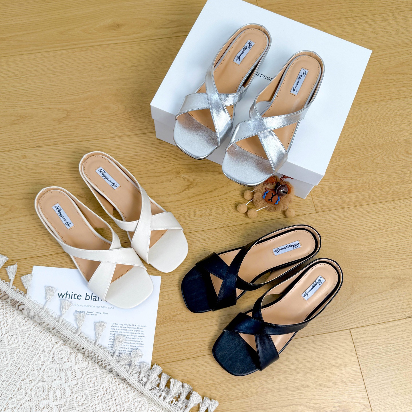 Spring Summer New Outerwear Shoes French-style Open-toe Wedge Sandals