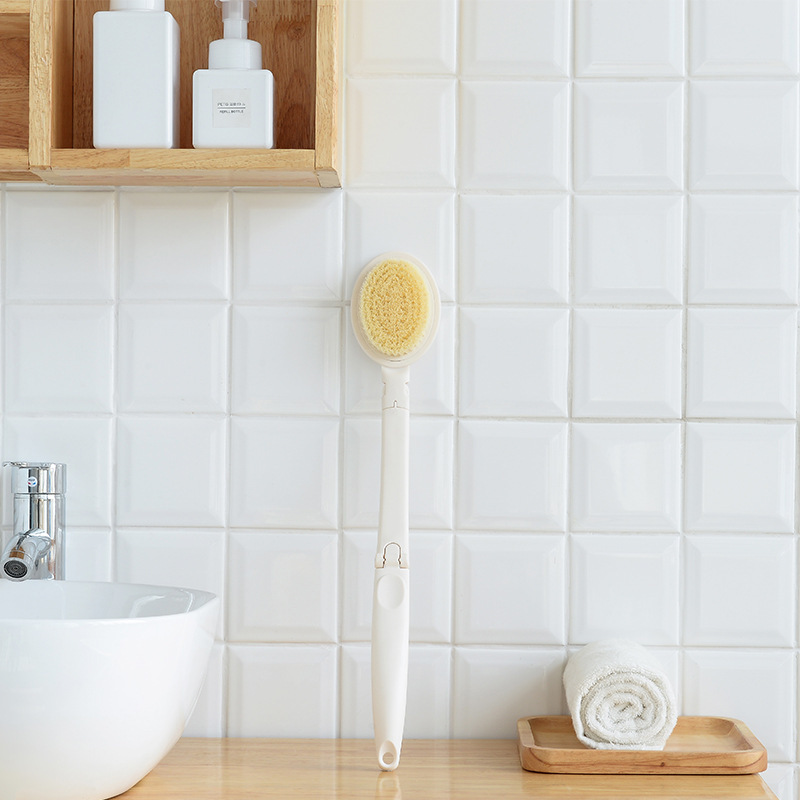 Back-washing Soft-bristle Bath Brush 3-piece Set