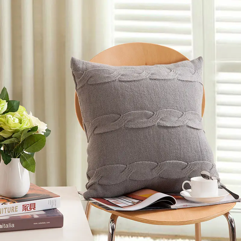 Braided Pillow Model Room Car Throw Pillowcase Excluding Core One Piece Dropshipping Excluding Tax