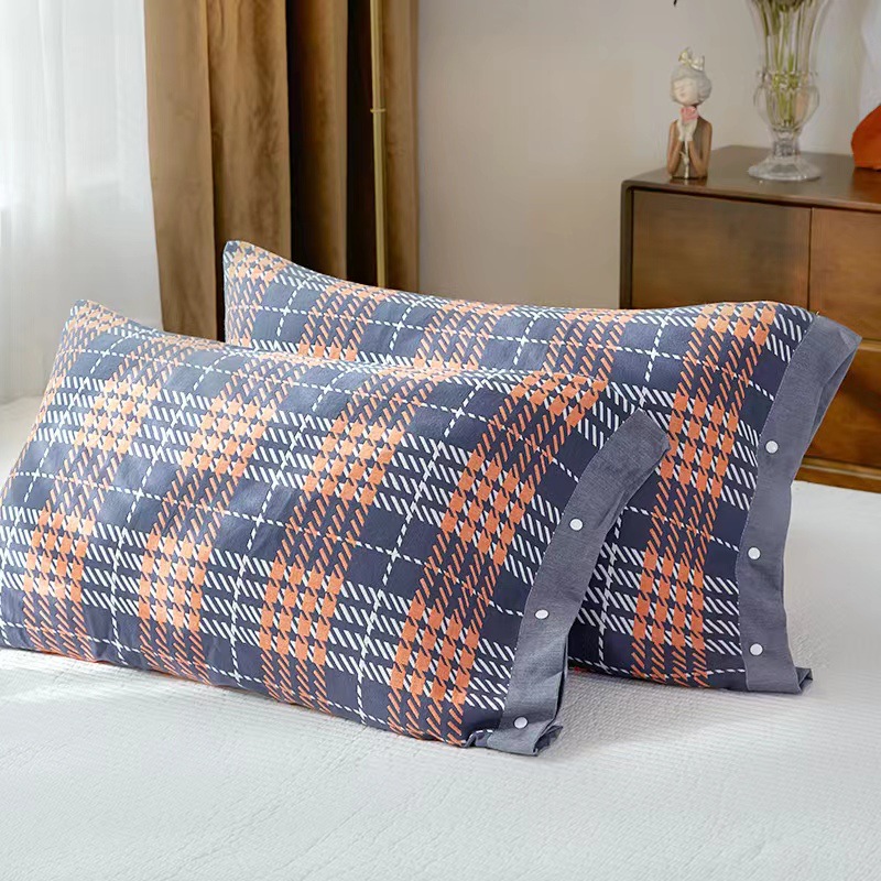 One Brown Wavy Pillowcase