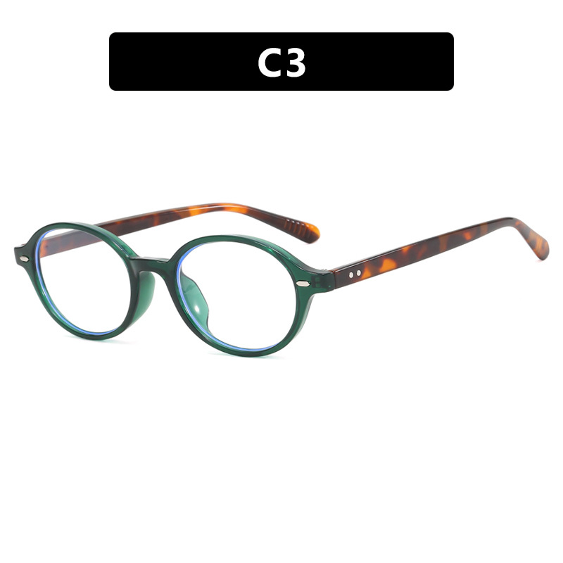 Women's Fashion Retro Literary Plain Glasses - Image 5
