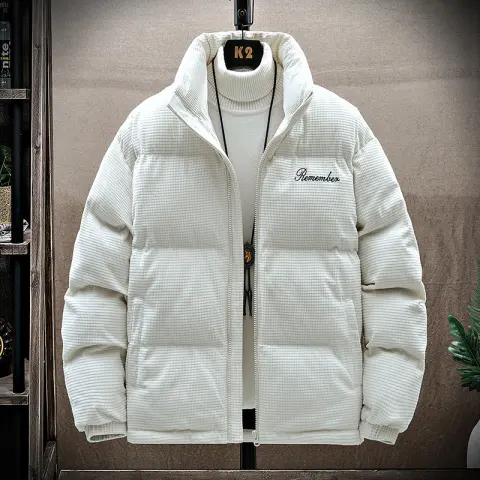 Waffle Coat Winter Warm and Trendy Cotton