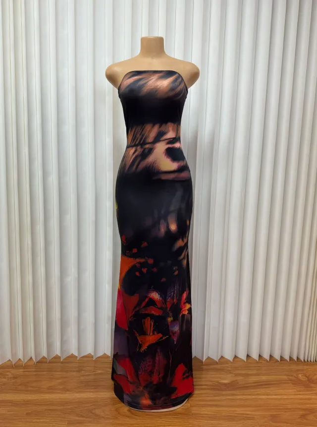 Sexy Strapless Fitted Backless Bodycon Dress - Shop at LoveMi