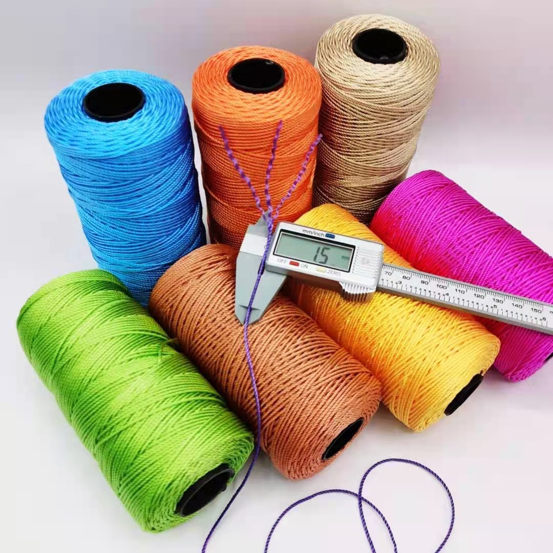Large Shaft Polypropylene Fiber 3-strand Ice Silk Hollow Joint Wool Hook DIY Accessories