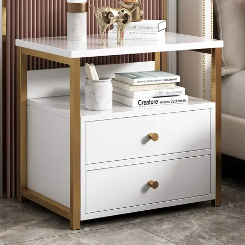 Multifunctional Bedroom Bedside Table Minimalist Storage Cabinet