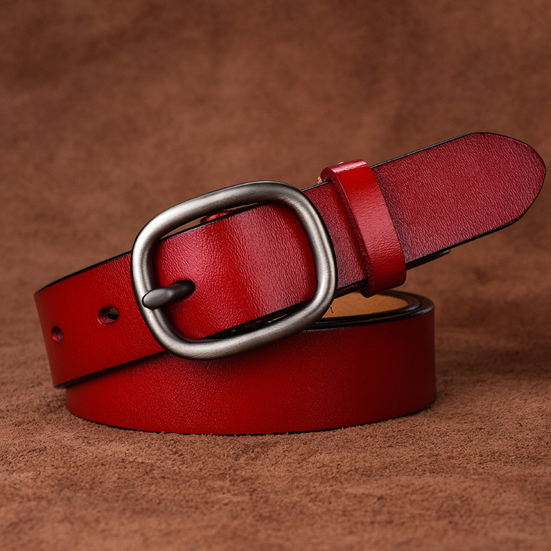 Silver Buckle Red