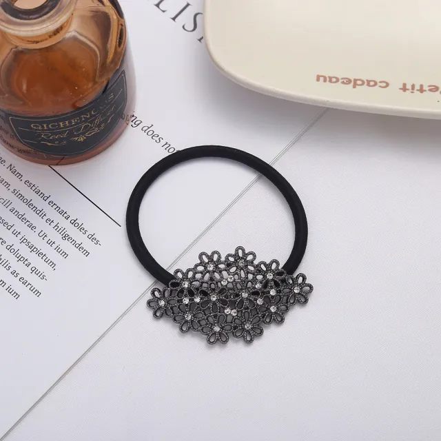 Elegant Japanese And Korean Trendy Plant Flower Headwear Fashion Graphite Color - Shop at LoveMi