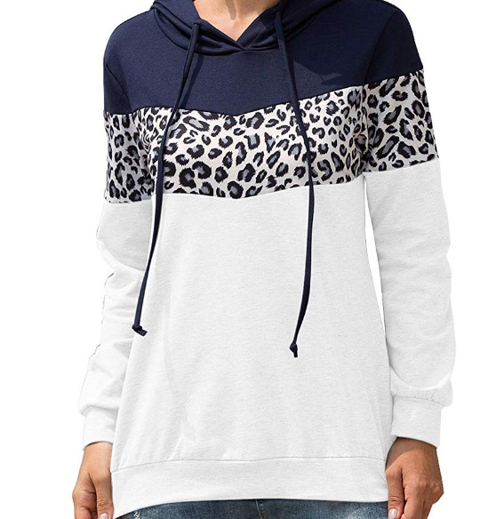 Women's Fashion Casual Printing Hooded Sweater